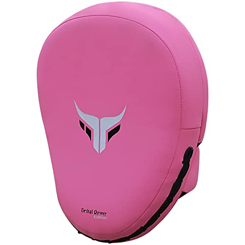Mytra Fusion Boxing Pads - Focus Mitts MMA Muay Thai Boxing Mitts for Kickboxing Training and Martial Arts - color: Pink
