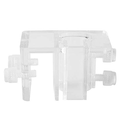 ZJchao Aquarium Tube Fixture Holder, Fish Filter Clamp/Holder Aquarium Plant Holder Clear 20mm Acrylic Aquarium Hose Tube Fixing Pipe Clamp/Holder Fish Hanger for Holding Doing Pump Soft Hose
