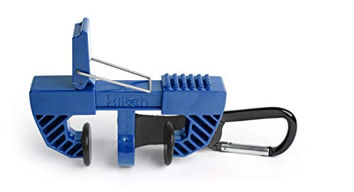 Footwear Clip, Shoe Bag, Hang Extra Shoes Cleats Boots or Gear on Your Bag. - color: 3-Pack Blue