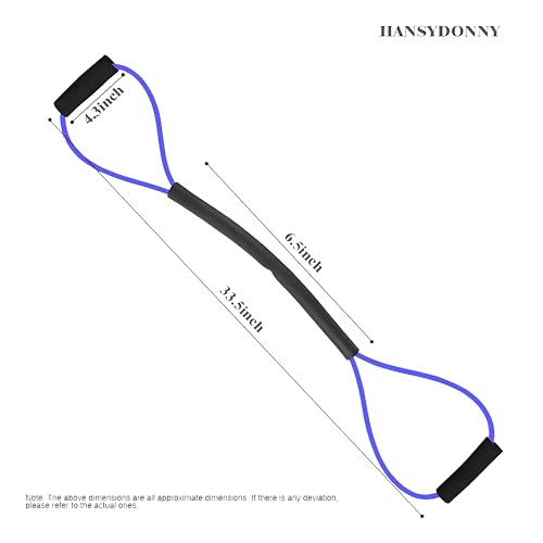 𝐇𝐀𝐍𝐒𝐘𝐃𝐎𝐍𝐍𝐘 Boxing Resistance Bands for Explosive Strength and Speed Training - Enhance Your Boxing Skills Anywhere, Anytime - color: Blue (25LB)