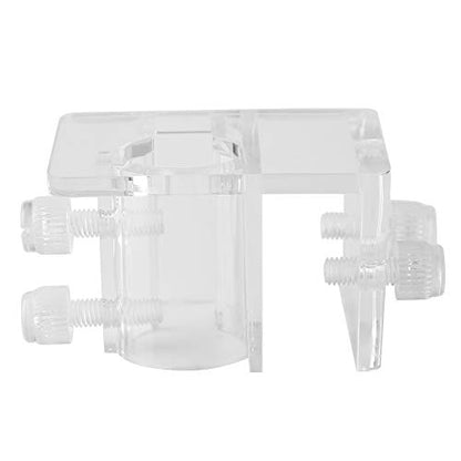 ZJchao Aquarium Tube Fixture Holder, Fish Filter Clamp/Holder Aquarium Plant Holder Clear 20mm Acrylic Aquarium Hose Tube Fixing Pipe Clamp/Holder Fish Hanger for Holding Doing Pump Soft Hose