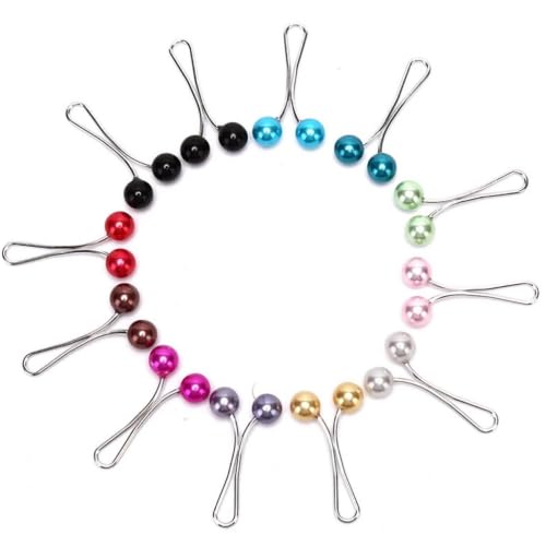 12 Pcs Multicolor Hijab Pins Scarf Pins and Clips Shawl