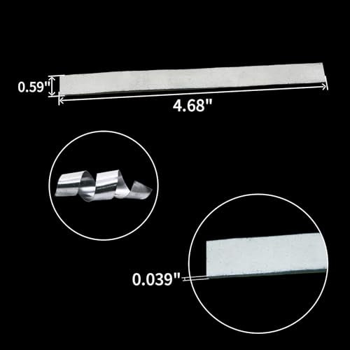 Lead Sheet, Fishing Soft Lead Sheet Strips for Fishing, Plant Anchors/Weights - size: 1mm 21-24PCS