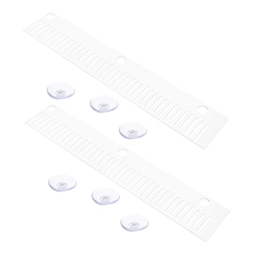 2pcs Aquarium Divider Comb with Cups Prevents Fish Crossbreeding Provides Isolation for Fish Tanks Versatile Overflow Barrier Drip Plate for All Aquatic Environments