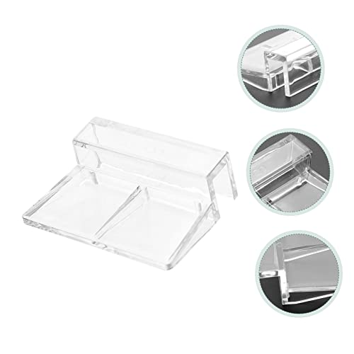 10pcs Fish Tank Cover Brackets Acrylic Support Rack for Aquarium Lids Durable and Wear-resistant Holders for Covers for Open Fish Tanks
