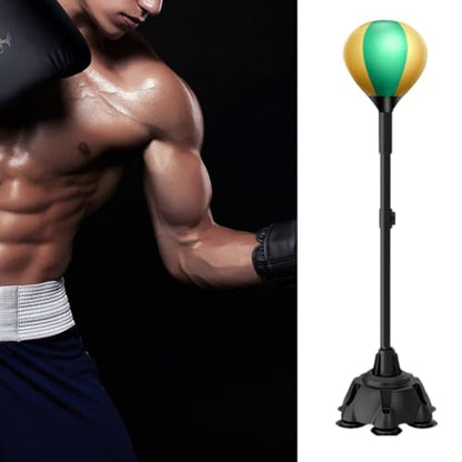 High-Speed Boxing Ball Set for Home Gym Training - color: Green Gold
