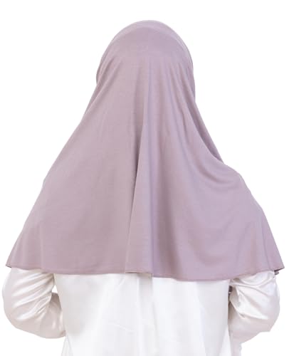 Prien Instant Hijab For Women, Muslim Long Scarf, Undercap Turban Set, Turkish Islamic Clothing, Prayer Clothes For Abaya - color: Light Mink
