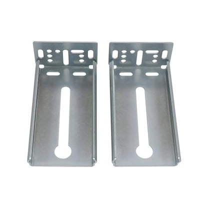 LONTAN Rear Mounting Brackets for 1.77 Inch 45mm Drawer Slides (10 Pairs) | Zinc Plated Cold Rolled Steel Heavy Duty; Face Frame Cabinet Socket; 2.75 Inch Depth Extension; Easy Screw On Replacement - color: Silver, size: 1.77 Inch - Mounting Bracket
