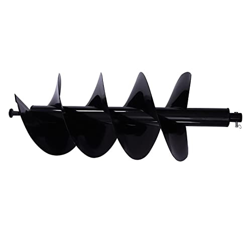 Auger Post Hole Digger, Gas Powered Earth Post Hole Digger Post Holes Earth Digger Petrol Drill Borer Bulb Planting Drill Fence Hole Maker Machine (63CC 3HP 2.2KW Double Leaf) - size: 63CC 3HP 2.2KW Double Leaf