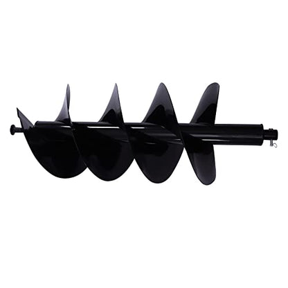 Auger Post Hole Digger, Gas Powered Earth Post Hole Digger Post Holes Earth Digger Petrol Drill Borer Bulb Planting Drill Fence Hole Maker Machine (63CC 3HP 2.2KW Double Leaf) - size: 63CC 3HP 2.2KW Double Leaf