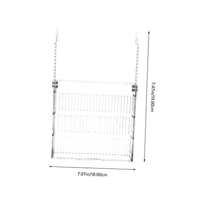 TOYANDONA Hanging Fish Breeding Box for Betta Fish Tank with Divider Easy to Clean Isolation Tank Increases Survival Rate Aquarium