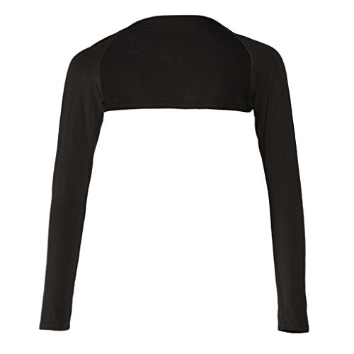LoveinDIY Full Arm Sleeves Shrug Hijab Ramadan Islamic Stretchy Modal One Piece - color: Coffee