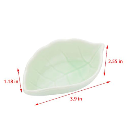 4 Pack Hamster Ceramic Food Bowl, Small Animals Chew-Resistant Food and Water Dish for Hamster Gerbil Hedgehog Rat Rodent (Colors May Vary)