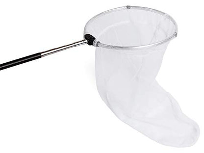 RESTCLOUD Insect and Butterfly Net with 12" Ring, 24" Net Depth, Handle Extends to 59 Inches - size: 10" Ring, 48" Handle