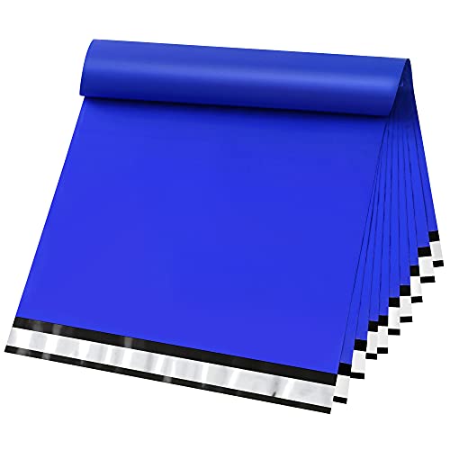 Famagic 200pcs Poly Mailers 12x15.5 Inch Shipping Bags Dark Blue Shipping Envelopes Self Seal Mailers Bags Waterproof and Tear-Proof Packaging Bags - color: Dark Blue, size: 12x15.5