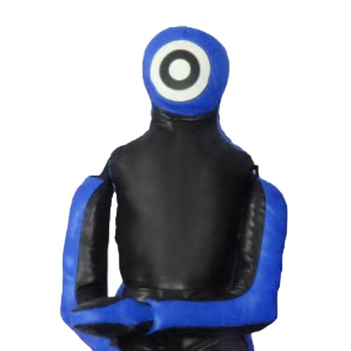 MMA Training Dummy for Grappling and Boxing, Unfilled Practice Tool, Blue 68.8 inch