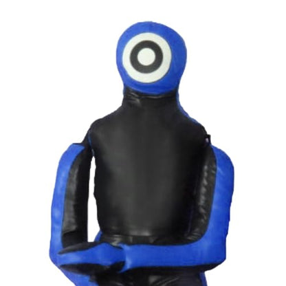 MMA Training Dummy for Grappling and Boxing, Unfilled Practice Tool, Blue 68.8 inch