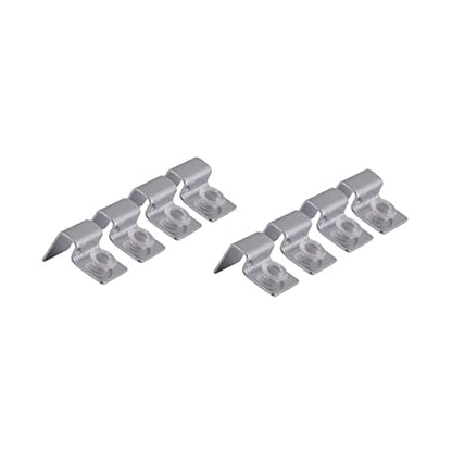 BESPORTBLE 8pcs Stainless Steel Aquarium Cover Support Holders for Glass Durable Fish Tank Clips for Easy Cleaning and Water Changes Compatible Open Tanks and Pet Boxes
