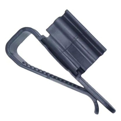 4Pcs Hose Holder, Plastic Fish Water Pipe Clamp, Aquarium Filtration Clip, Adjustable Aquarium Filtration Bucket Mounting Clip, Fit fir 8mm to 16mm Hoses (Black)