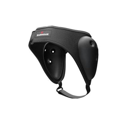 Wrestling Headgear with Adjustable Ear Guard - Youth Chin Protection, Design for Ultimate Comfort and Safety in Every Match, Black