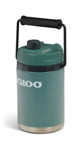 Igloo Trailmate Hybrid 54 oz Insulated Water Bottle, Large Sports Water Jug, Beverage Cooler, Spruce - color: Spruce