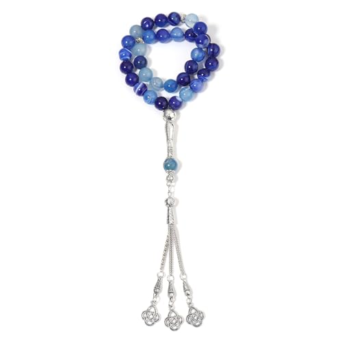 Handmade 10mm Anglican Prayer Beads - color: Dark Blue 1