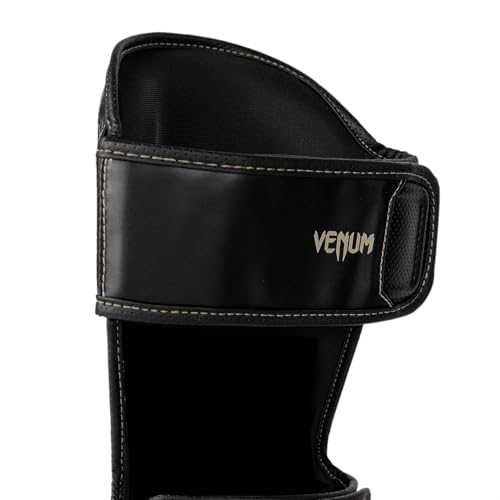 Venum Impact Evo Scales Shin Guards - color: Black