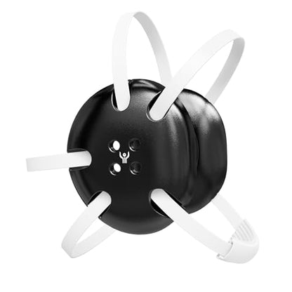 Great Call Athletics Classic Wrestling Headgear, White Straps - style: Black w/ White Straps