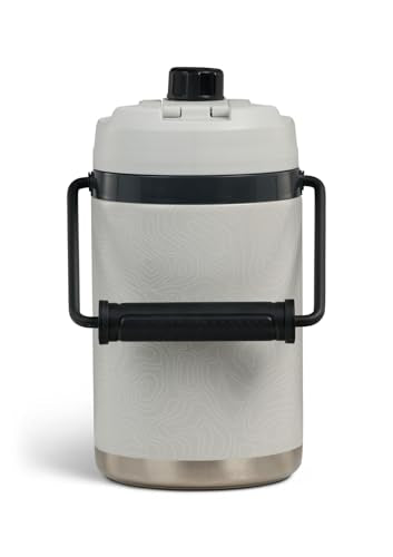 Igloo Trailmate Hybrid 54 oz Insulated Water Bottle, Large Sports Water Jug, Beverage Cooler, Bone - color: Bone