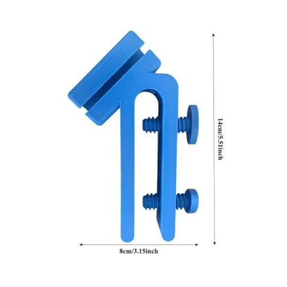Fish Tank Hose Holder, Adjustable Fish Tank Pipe Clamp for Bucket & Fishs Tank, for Aquarium Water Changes,Gardening,Washing,Anti-Slip, ool-Free,for Sink & Plumbing Applications,3.15x5.51” (Black) - color: Black