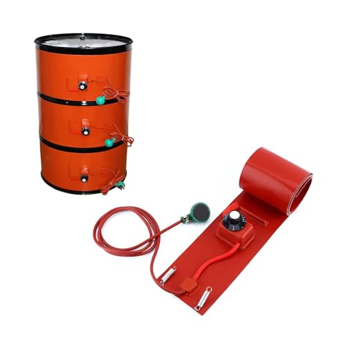 Silicone Heater Pad for Barrel, Drum Heater Pad Band Heater Pail Heater with Digital Display Control,Heavy Duty Metal Drum Heater (Size : 860x200mm) - size: 860x200mm