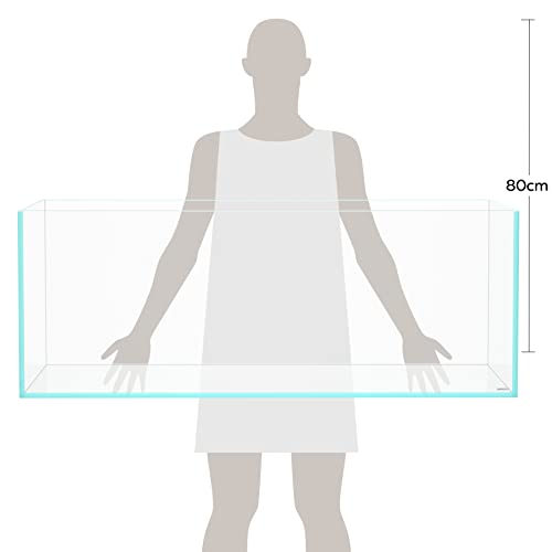 120P 78.4 Gallon Rimless Low Iron Aquarium Fish Tank, W47.2×D23.6×H17.7 in(120x60x45cm); 12 mm Thickness with Nano Foam Leveling Mat Included - size: 78.4Gal W47.2×D23.6×H17.7 in(120x60x45cm)