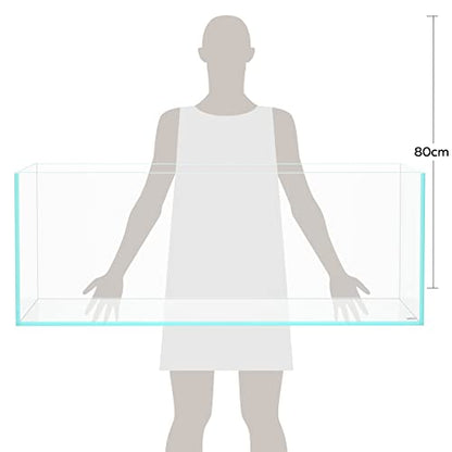 120P 78.4 Gallon Rimless Low Iron Aquarium Fish Tank, W47.2×D23.6×H17.7 in(120x60x45cm); 12 mm Thickness with Nano Foam Leveling Mat Included - size: 78.4Gal W47.2×D23.6×H17.7 in(120x60x45cm)