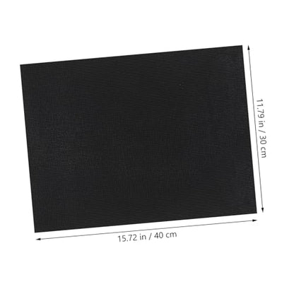 Fish Tank Pad Aquascaping Fish Tank Base Mat Fish Tank Bottom Mat Under Tray Water Tank Small Fish Tank Kit Aquarium Mat Air Valve Aquarium Fishtank Bandejas para Comida Black Foam