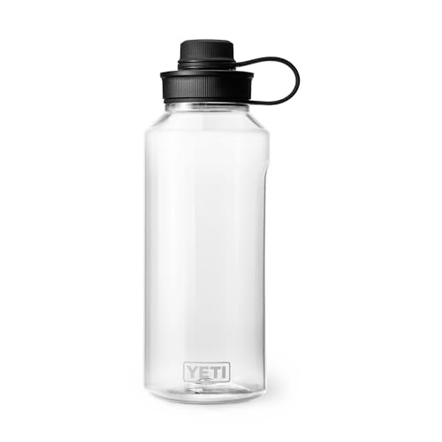 YETI Yonder Water Bottle with Yonder Tether Cap, Lightweight, Leakproof and BPA-Free - color: Clear, size: 50 Ounces