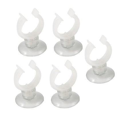 Ruilogod 5 Pcs Silicone Suction Cup Holder 20mm Dia Tube Airline for Fish Tank (id: 5d7 b24 53c 95b bd1