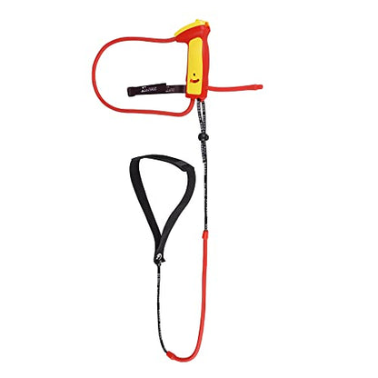 Archery Bow Trainer Draw Training Aid Device Strength Stretch Band Exerciser for Recurve Bow Compound Shooting Youth Adults Beginner Portable Bow Riser Handle - color: Yellow