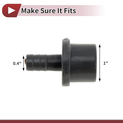 Plastic Hose Barb Fitting 1" x 3/8" Barb OD Straight Through Pipe Connector Grey 5 Pcs - color: Gray, size: 1" x 3/8" OD