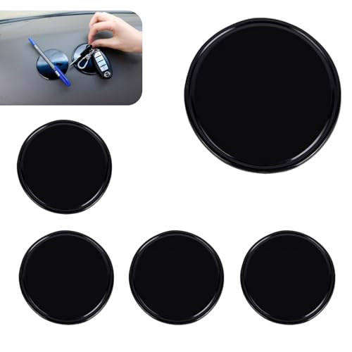 Silicone Gel Dash Pad, Sticky Gel Pads, Multi Function Removable Anti-Slip Pad, Car Dashboard Mirrors Holder, for Smartphone, GPS, Keys, Glasses