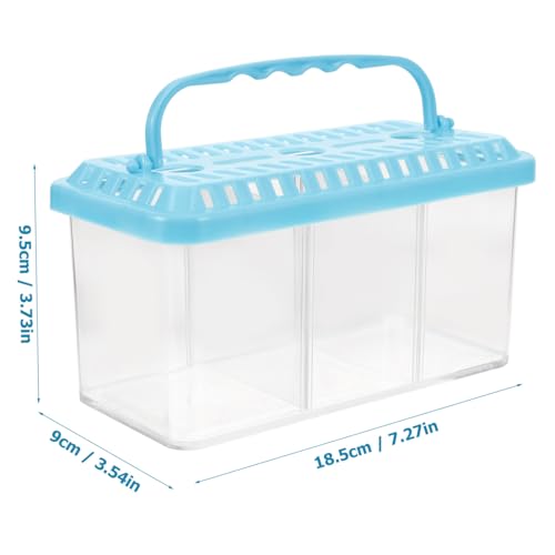 LIOOBO Fish Breeding Isolation Box Multi Functional Tank for Fish Shrimp Transparent Design for Easy Observation Increases Survival Rate of Betta Fish and More