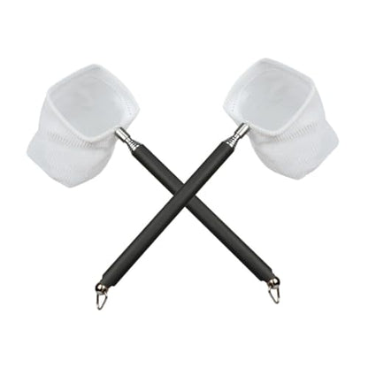 2pcs Telescopic Fish Net Shrimp Net Fish Tank Breeder Box Lightweight Compact Design Style