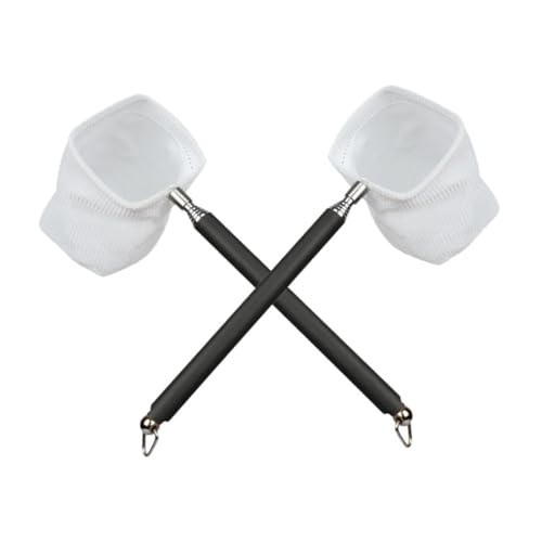2pcs Telescopic Fish Net Shrimp Net Fish Tank Breeder Box Lightweight Compact Design Style