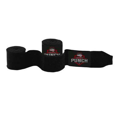 ProShield Boxing Wraps| 180-Inch Bandages| Boxing Hand Wraps Protection for Muay Thai MMA and Kickboxing - color: Black, size: 196"