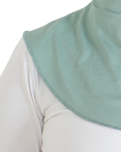 Prien Sport Hijab For Women, Muslim Head Scarf, Flexible Turban Girls, Chic Islamic Wear For Gym, Neck Collar Bonnet Viscose - color: Light Green