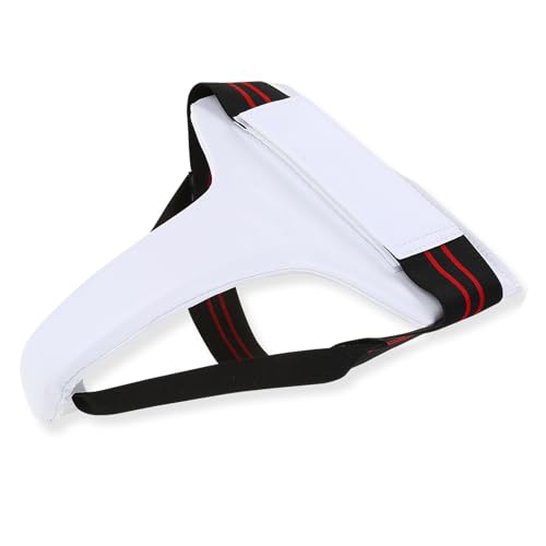 Dioche Boxing GroWomens Taekwondo Groin Guard - Ergonomic Design Boxing Karate Protector for Optimal Coverage - Durable PU Leather - Size L - size: Small