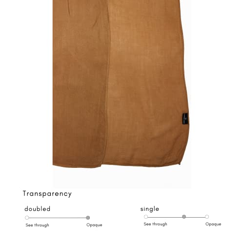 Modal Hijab for Women | Headscarf - color: Butterscotch Modal - Plain Hijab