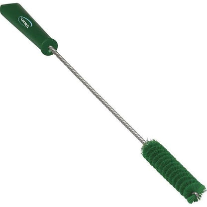 Vikan 1 in W Tube and Valve Brush, Medium, 14 in L Handle, 5 57/64 in L Brush, Green 53762-1 Each - color: Green, size: 5376