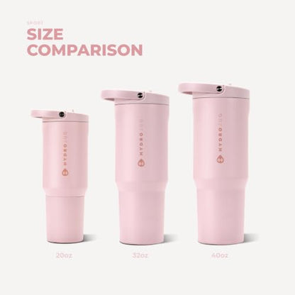 HydroJug Sport 32 oz Insulated Stainless Steel Water Bottle, Pink Sand - color: Pink Sand, size: 32 Ounces