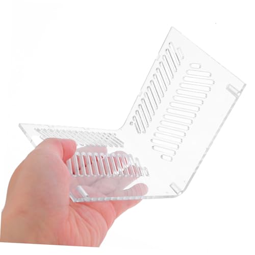 Hemoton Aquarium Divider Acrylic Grid Fish Tank Pump Guards Isolation Box for Easy Setup