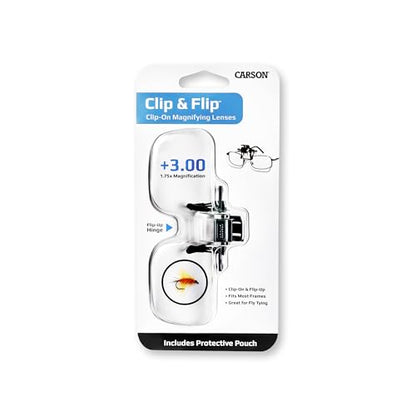 Carson Clip and Flip 1.75x Power Magnifying Lenses (OD-12) - style: 1.75x Power